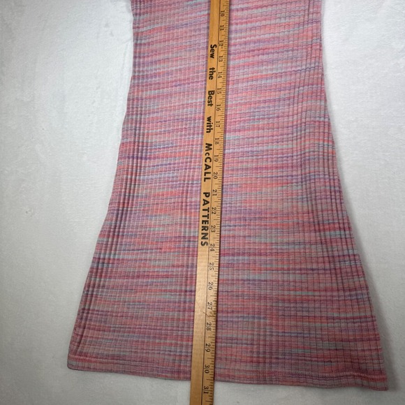 American Eagle Multicolored Striped Ribbed V Neck Tank Dress S - Picture 8 of 8